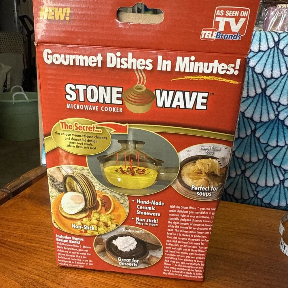 TeleBrands 7370‎ Stone Wave Microwave Cooker - Brown